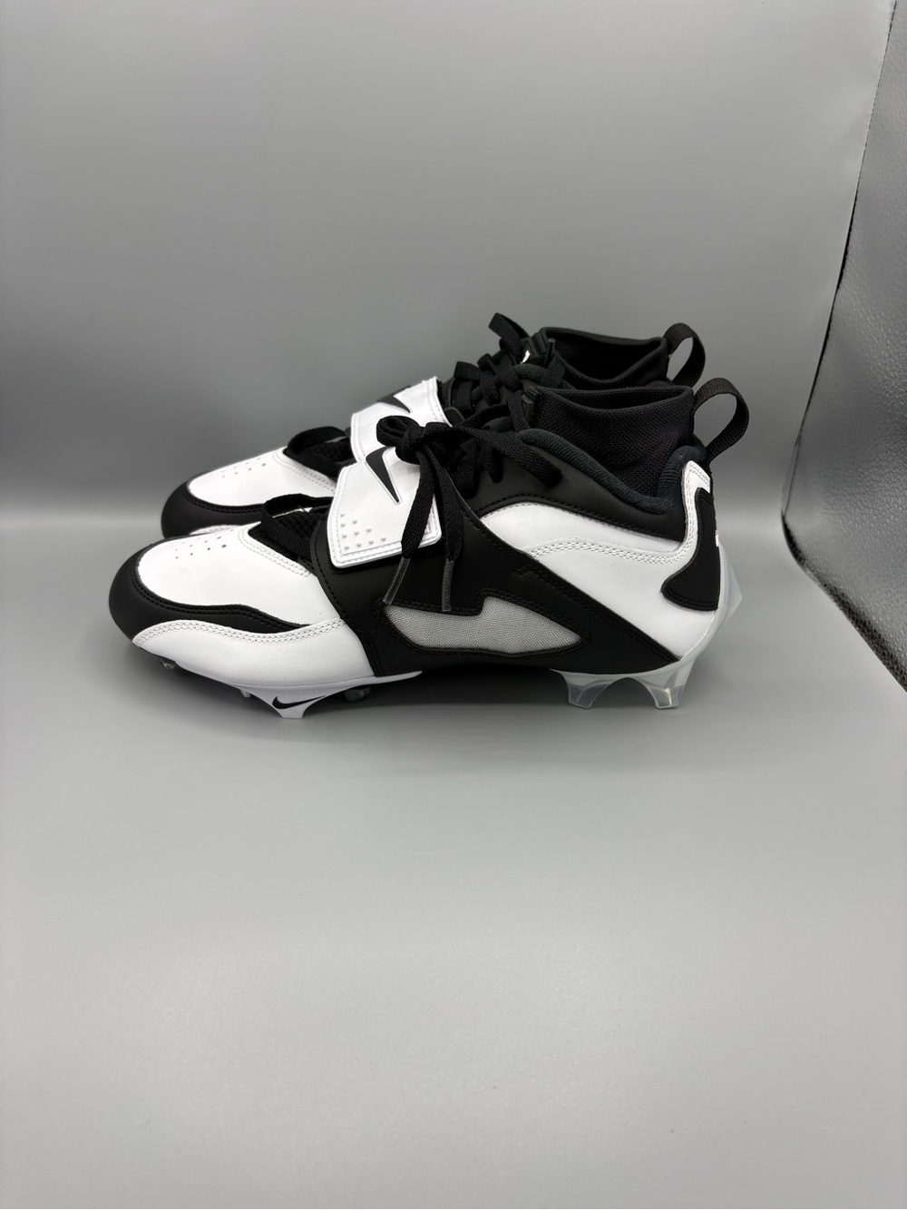 New Nike Diamond Turf 93 TD Mens sz 9 Football Cleats White Black HF5298 101 - Picture 4 of 5